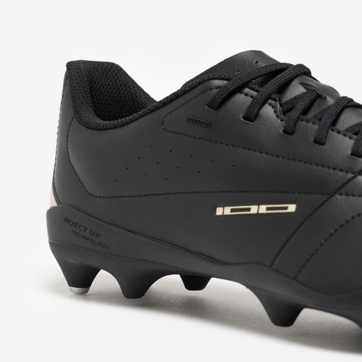 Produktbild Kipsta Damen/Herren Fussball Stollenschuhe SG - 100 schwarz (43)