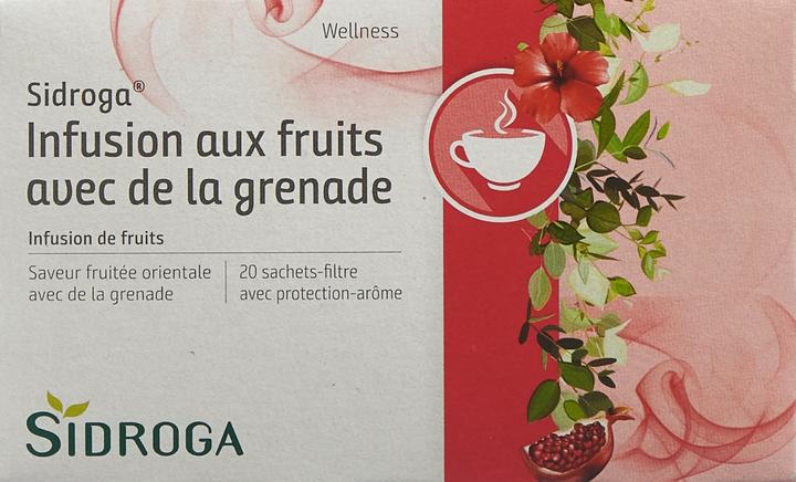 Actual product image Sidroga Fruits with Pomegranate Tea Bag Btl (40 g)