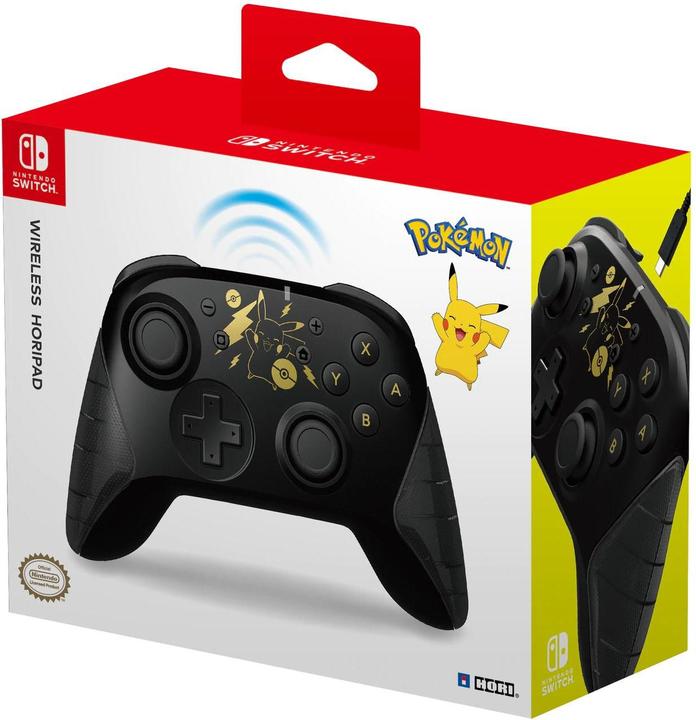 Image du produit HORI Wireless Horipad - Pikachu Black & Gold Edition (Switch)