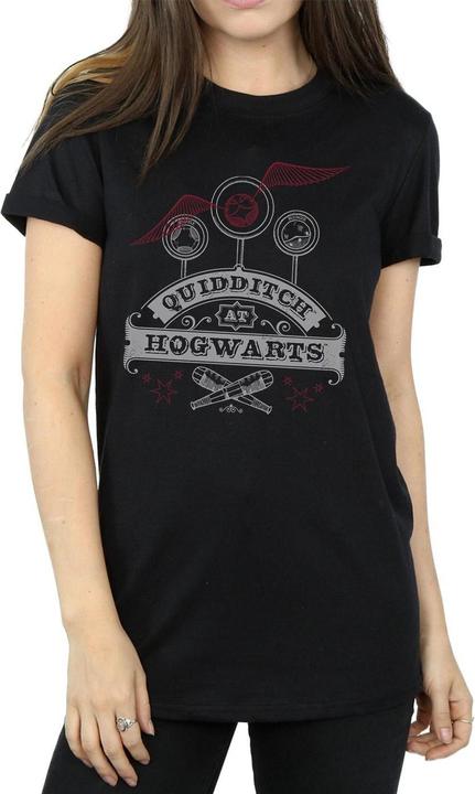 Produktbild Quidditch At Hogwarts Boyfriend Fit TShirt (L)