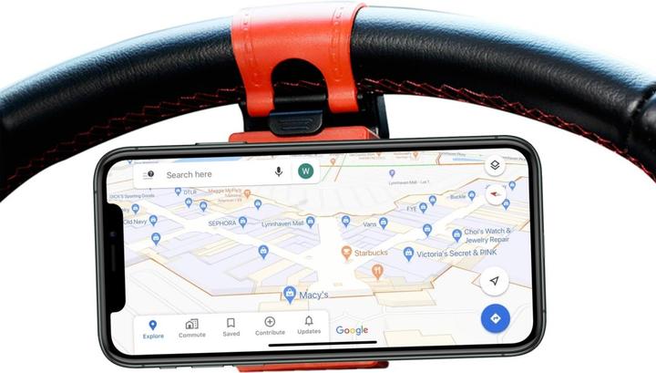 Image du produit G-Case Car Steering Wheel Holder Mount Volant de voiture Bike Holder