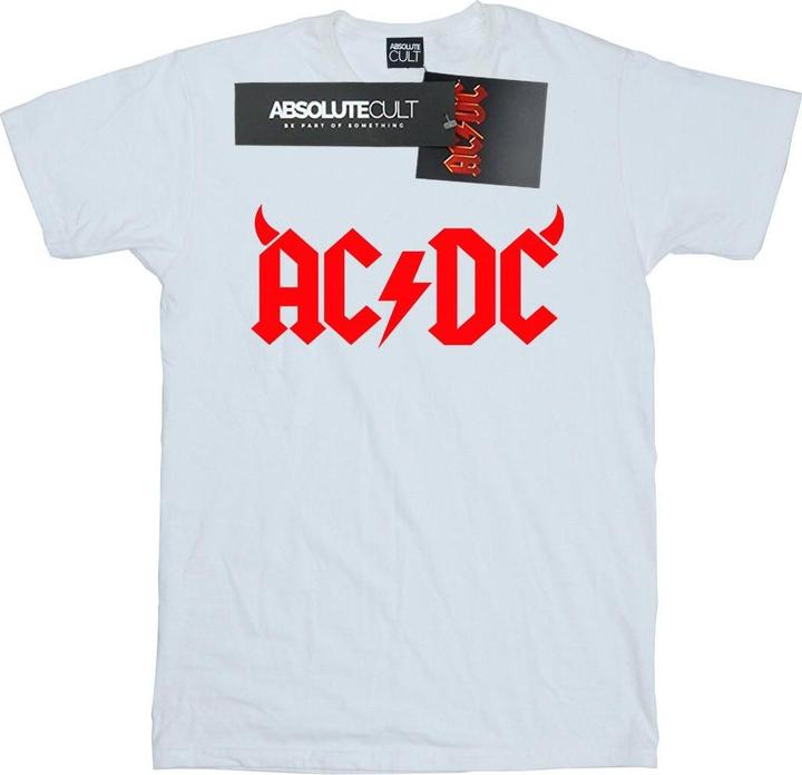 Actual product image AC/DC Mens Horns Logo T-Shirt (S)