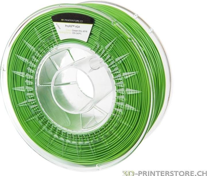 Immagine prodotto 3d-printerstore.ch Filamento ASA ProFill 2,85mm 1kg verde lime (ASA, 2.85 mm, 1000 g, Verde)