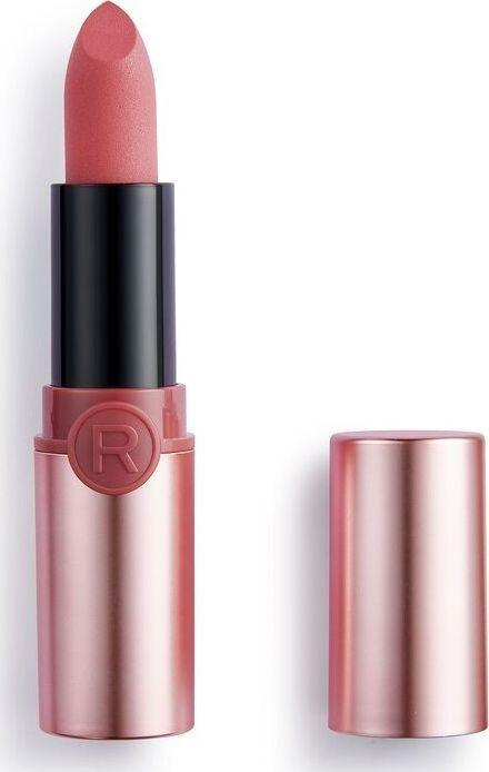 Makeup Revolution Puder Matte Lippenstift Rosy matte Lippenstift 1pc (Pink Matte)