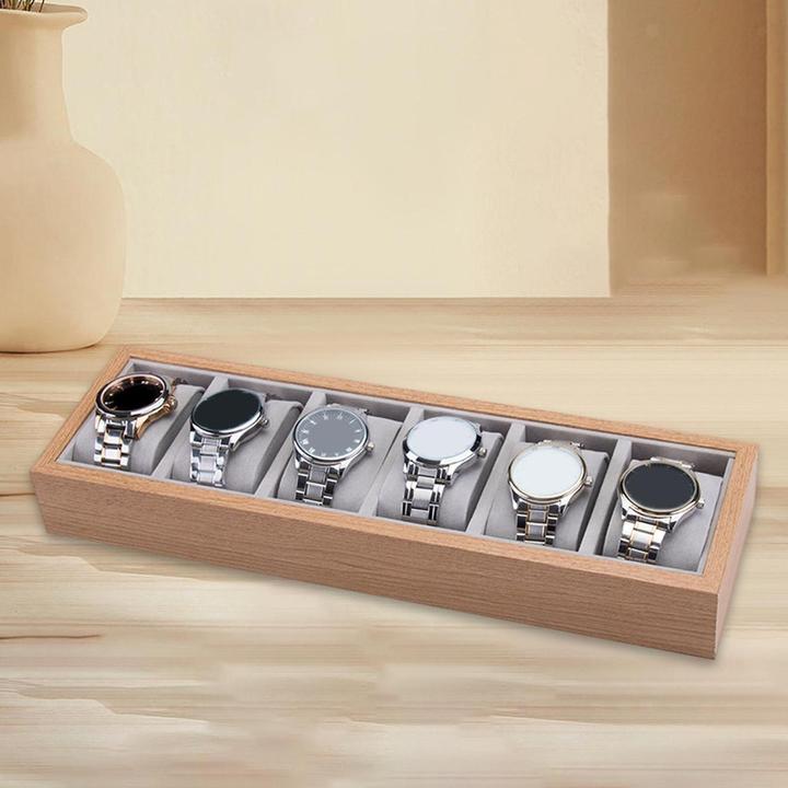 Immagine prodotto JTI Scatola per orologi in legno - 6 scomparti