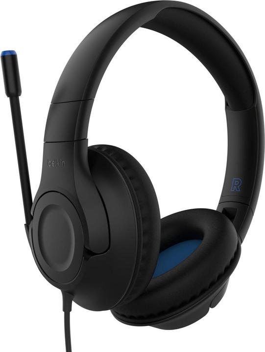 Immagine prodotto Belkin Gaming On-Ear Kopfhörer für Kinder mit Kabel ENA011hqBK