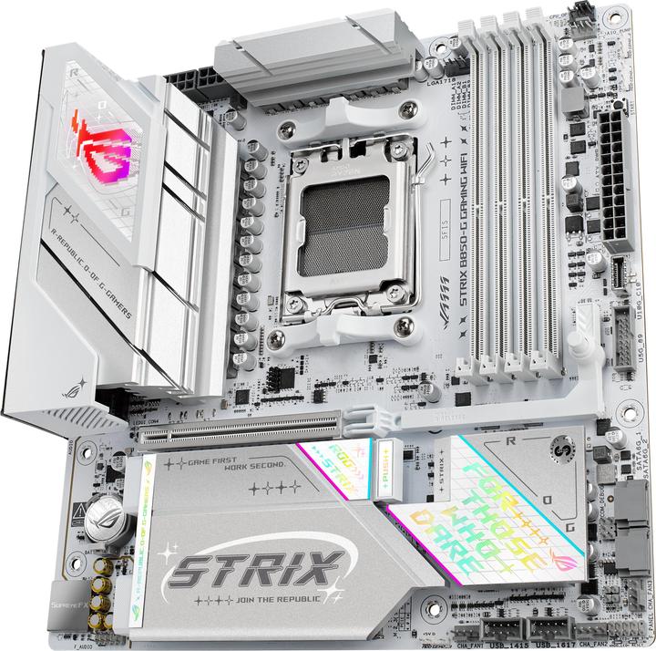 Produktbild ASUS ROG STRIX B850-G GAMING WIFI (AM5, AMD B850, mATX)