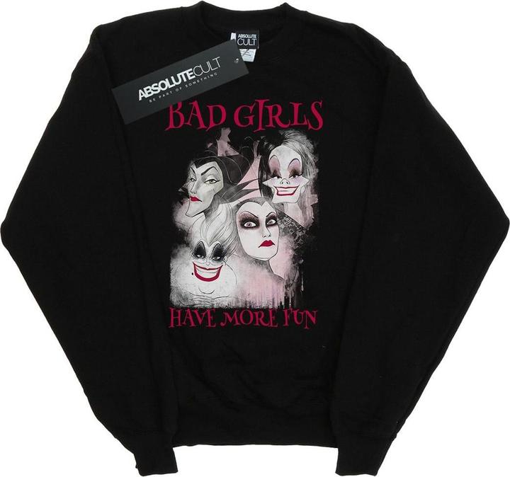 Actual product image Disney Girls Bad Girls Have More Fun Sweatshirt (152, 158)
