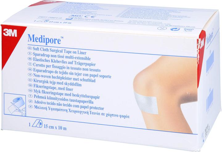 Actual product image 3M Medipore fixation fleece 15cmx10m liner (1 x)