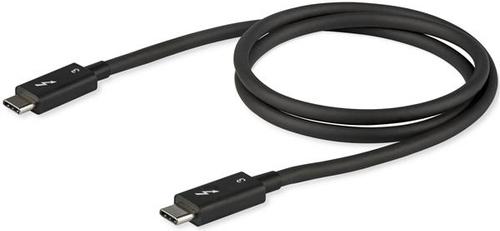 Produktbild StarTech com Thunderbolt 3 auf Thunderbolt 3 Kabel mit 0.8 m - USB-C kompatibel - 40Gbps, Männlich (0.80 m, USB 3.2)