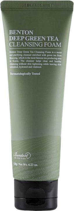 Image du produit Benton mousse nettoyante deep green tea (Mousse, 120 ml)