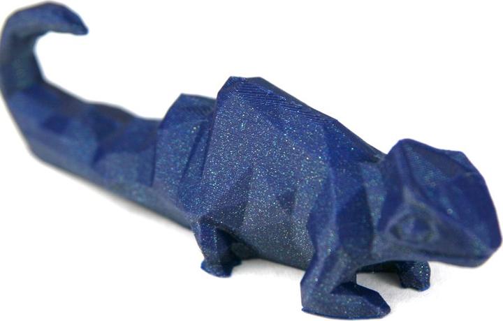Actual product image PLA Glitter Filament 1.75mm 1kg Stardust Blue (PLA, 1.75 mm, 1000 g, Blue)