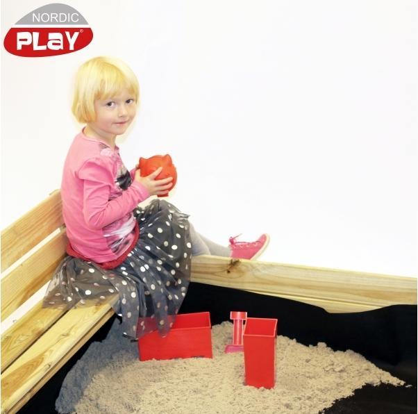 NSH Nordic NORDIC PLAY sand cassedug 170 x 170 cm, assorted (805-735)