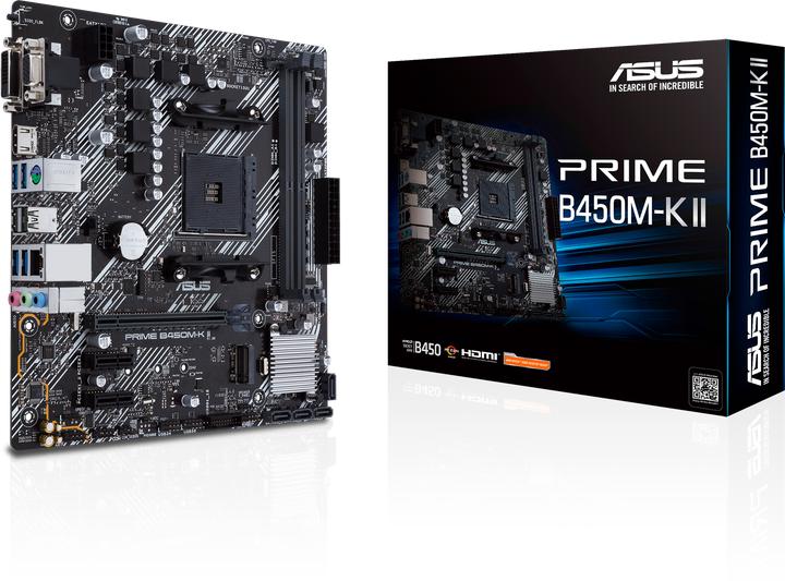 Image du produit ASUS PRIME B450M-K II (AM4, AMD B450, mATX)