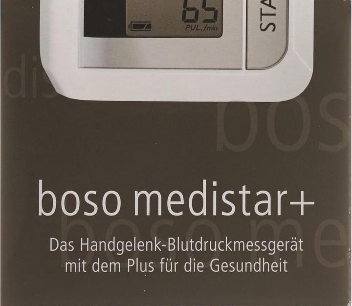Actual product image Boso Medistar+ wrist blood pressure monitor (Blood pressure monitor wrist)