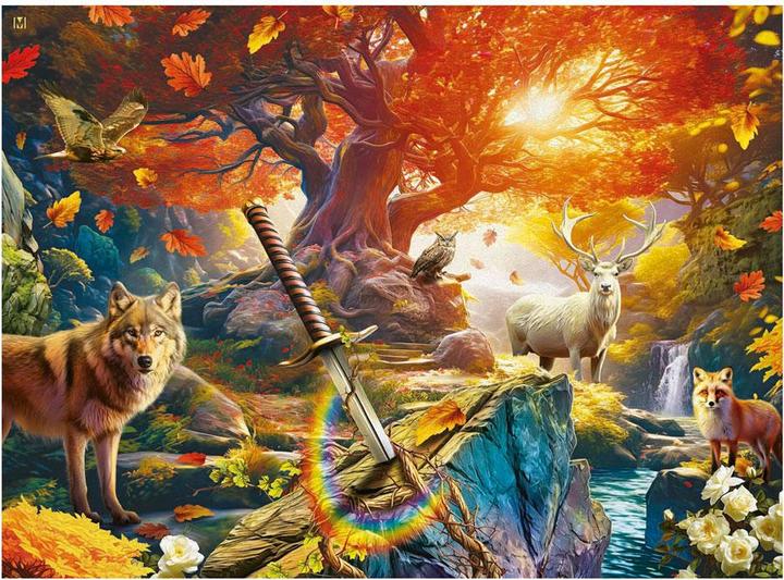 Produktbild Ravensburger Puzzle „Der Wald von Excalibur“, 500 Teile. (500 Teile)
