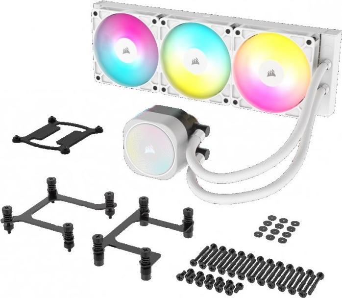 Actual product image Corsair NAUTILUS 360 ARGB White, 360mm Radiator, Liquid CPU Cooler