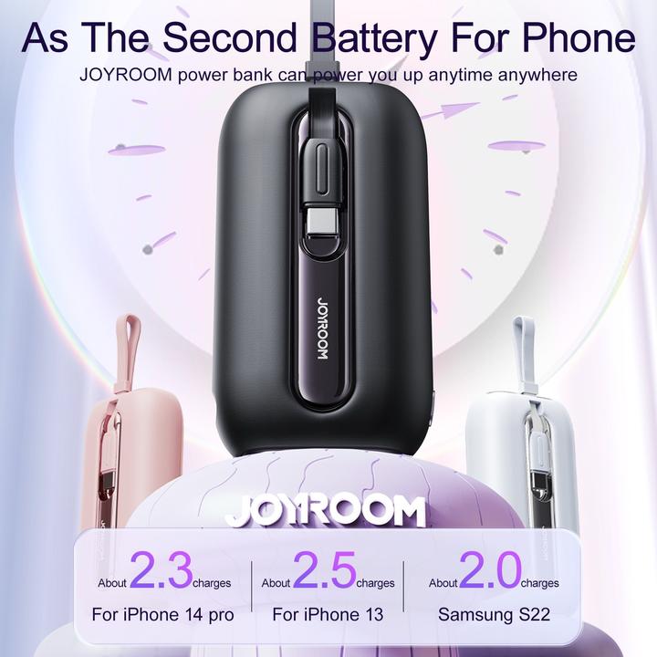 Immagine prodotto Joyroom Serie colorata (10000 mAh, 22.50 W, 37 Wh)