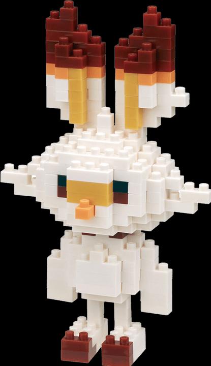 Image du produit Nanoblock Pokémon Scorbunny Flambino Hopplo