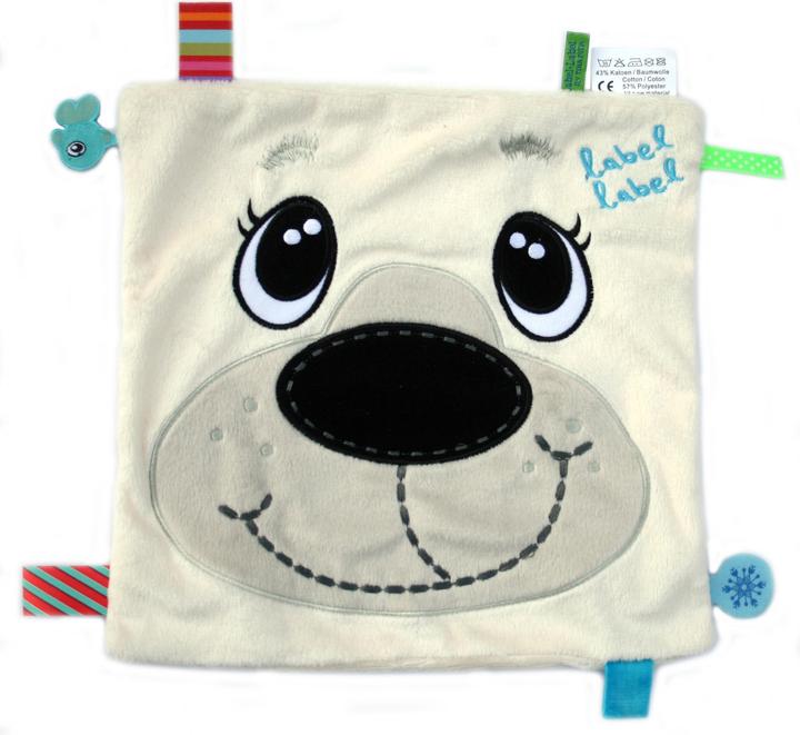 Produktbild Label Label Tuch Square Eisbär weiss