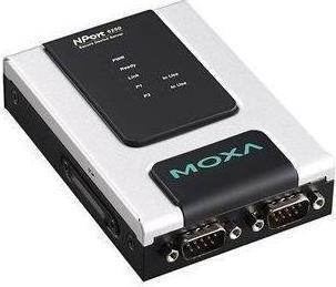 Actual product image Moxa NPORT 6250-T - 2-port RS-232422485 to Ethernet secure device server, -40 to 75C operating temperatur