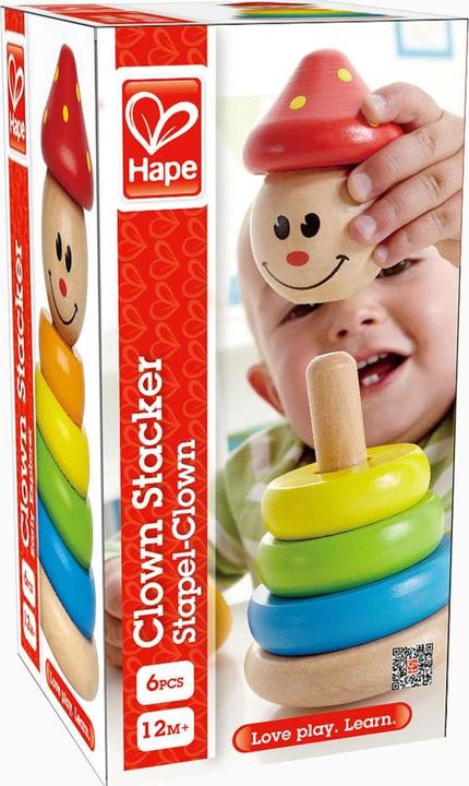 Produktbild Hape Stapel-Clown 6tlg.