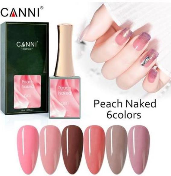 Immagine prodotto Nagellack24 Gellacquer Pesca Nuda C002 UV/LED (Pesca nuda, Vernice UV gel)