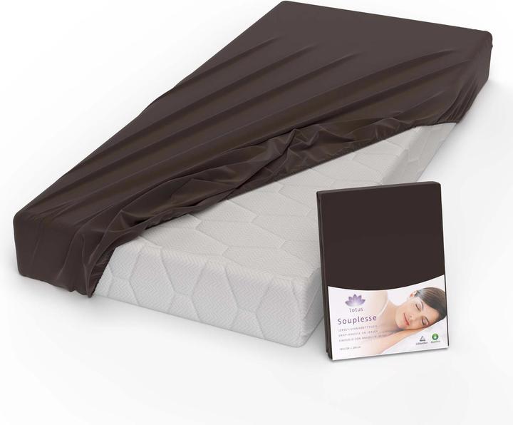 Actual product image Lotus Bettwaren Jersey fitted sheet Souplesse (90 x 200 cm)