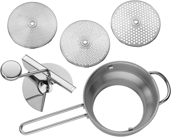Produktbild WMF Passiermühle 19x11,5cm zerlegbar 3 Lochscheiben Gourmet Cromargan Edelstahl