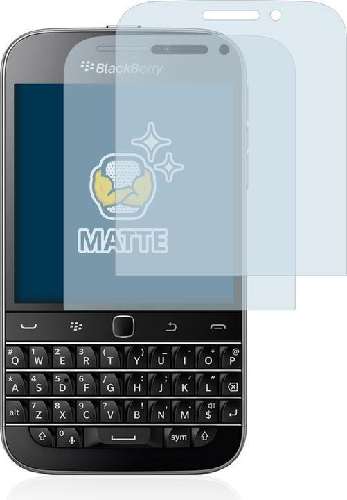 Actual product image BROTECT Anti-glare screen protector matt (2 Piece, Blackberry Classic Q20)