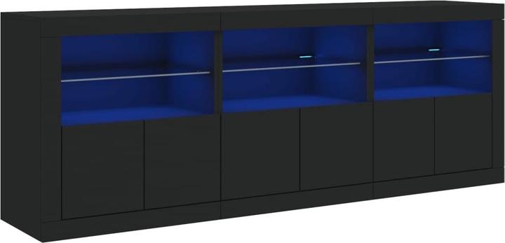 Actual product image VidaXL Sideboard mit LED-Leuchten (181.5 x 37 x 67 cm)