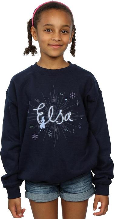 Immagine prodotto Disney Frozen 2 Elsa Snowflake Felpa Ragazze (140, 146)