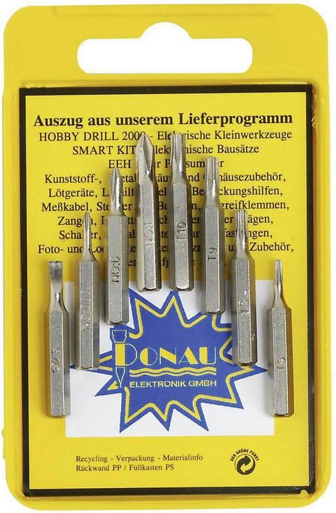 Produktbild Donau Mini-Bit-Sortiment Schlitz 7-tlg. (Schlitz)