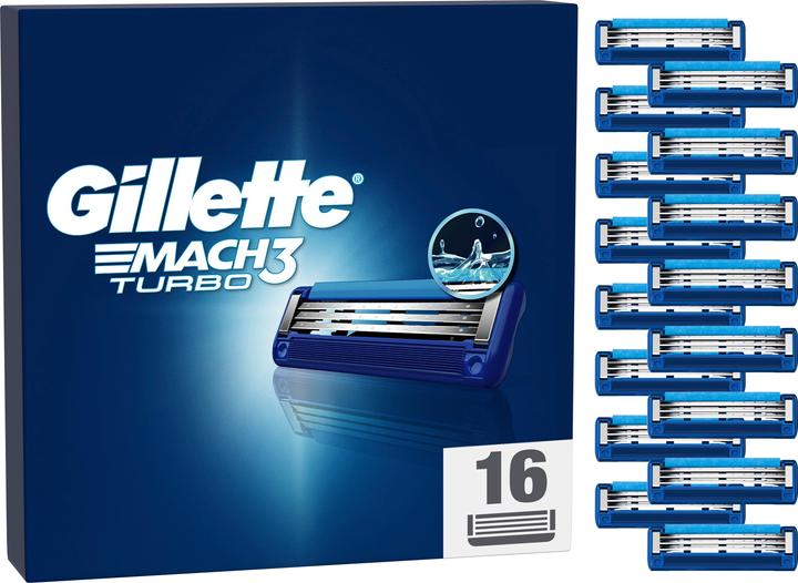 Produktbild Gillette Mach3 Turbo 3D (16 x)