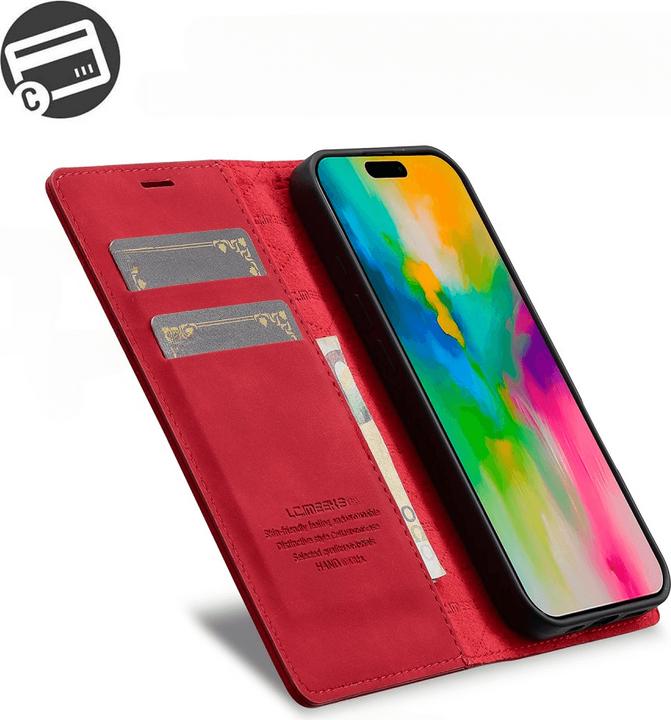 Produktbild LC.Imeeke iPhone 16 - Flip Case Vintage (Apple iPhone 16)