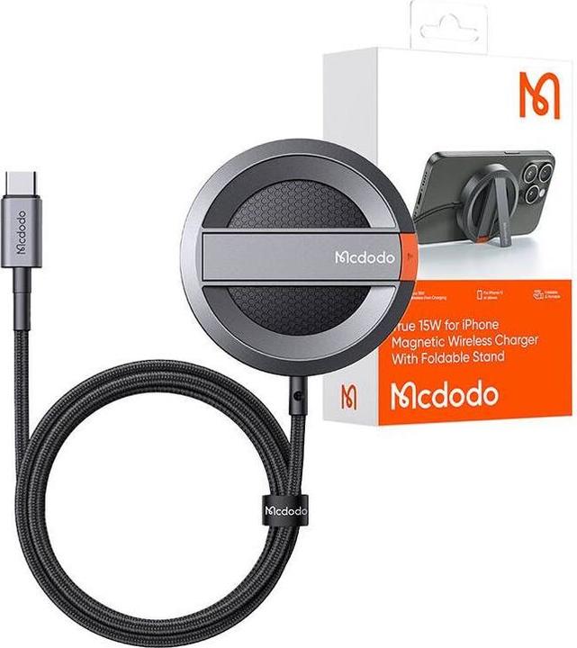 Mcdodo Wireless charger for iPhone CH-5500 15W (black) (15 W)