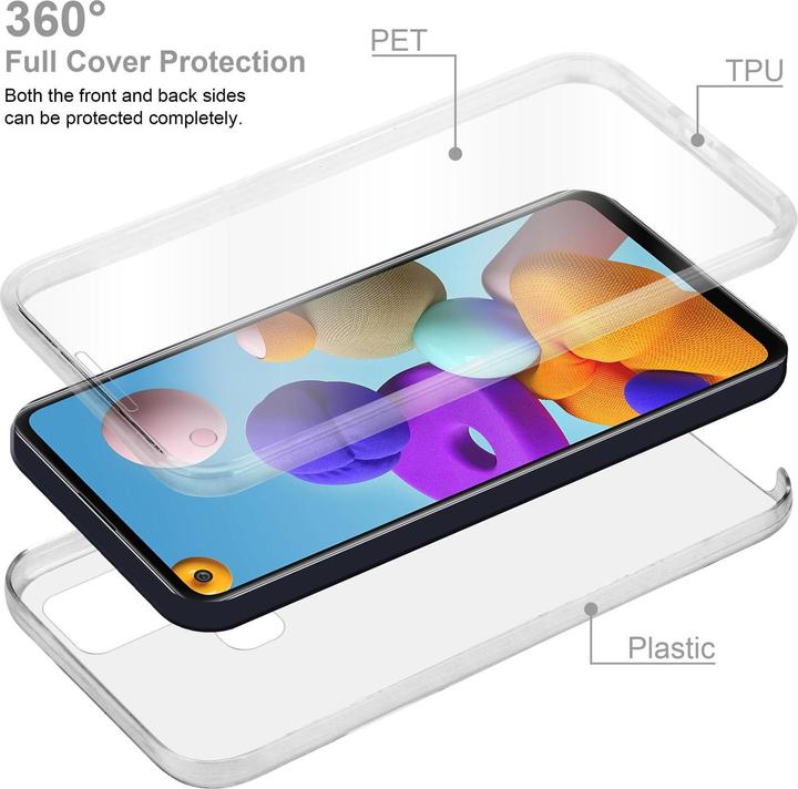 Produktbild Cadorabo TPU 360 Grad Case Cover (Samsung Galaxy A21s)