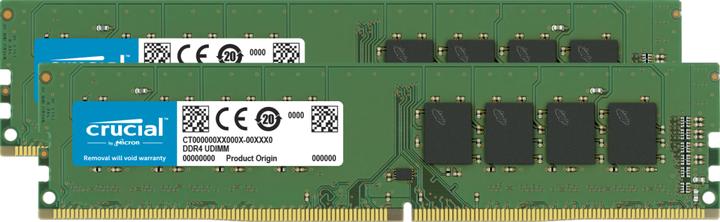 Actual product image Crucial Desktop Memory (2 x 16GB, 2666 MHz, DDR4-RAM, DIMM)
