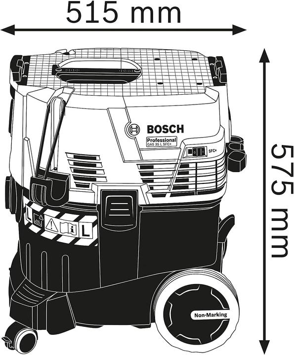 Immagine prodotto Bosch Professional GAS 35 L SFC+ (versione UE) (Aspirapolvere a umido e a secco)