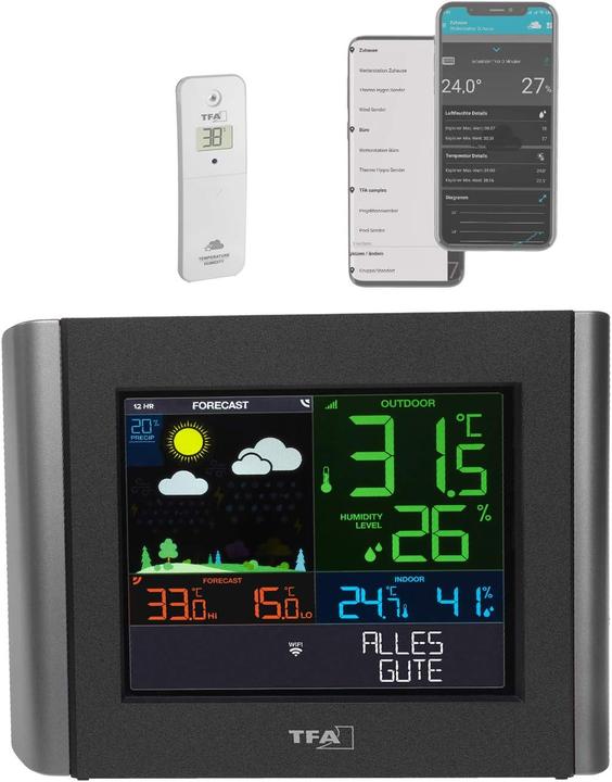 Produktbild TFA VIEW METEO Funk-Wetterstation