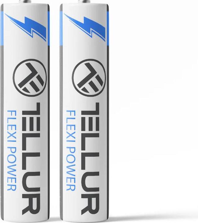 Produktbild Tellur Flexi Power battery, Super Alkaline, AAA LR03, 1.5V, 2 pcs/set (2 Stk., AAA)