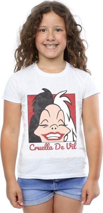 Immagine prodotto Disney Cruella De Vil Cropped Head Maglietta Ragazze (128)