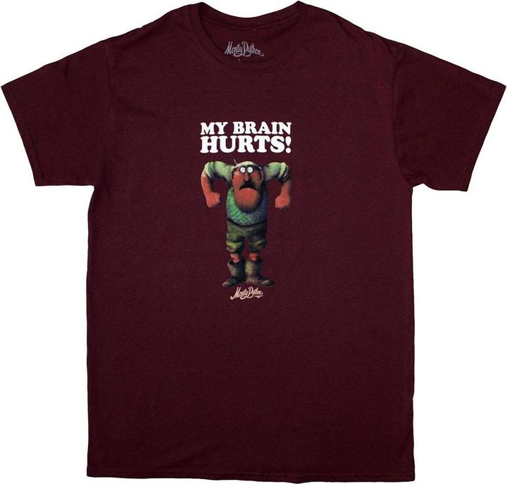 Image du produit Monty Python - T-shirt MY BRAIN HURTS - Adulte (L)