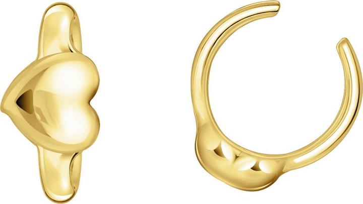 Thomas Sabo Earcuff in Herzform (750 Gelbgold Vergoldung, 925 Sterlingsilber)