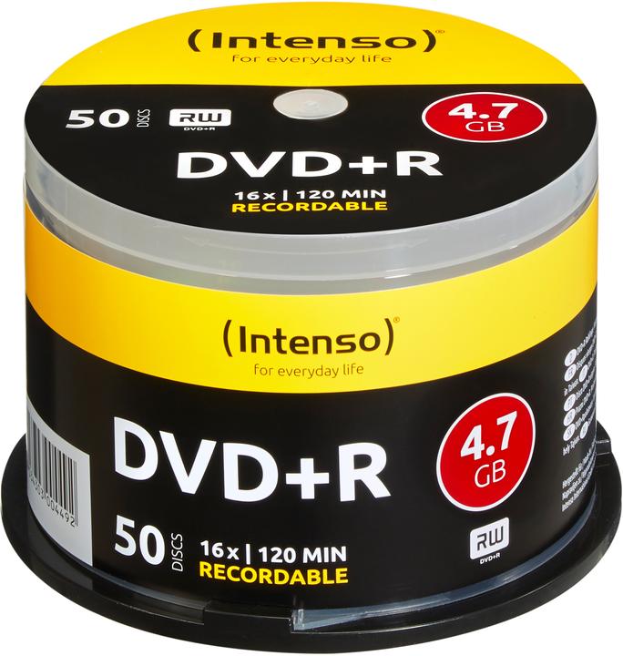 Produktbild Intenso DVD+R Cake Box - 4.7GB (50 x)