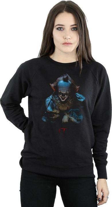 Actual product image Universal Textiles Womens/Ladies Pennywise Grin Cotton Sweatshirt (S)