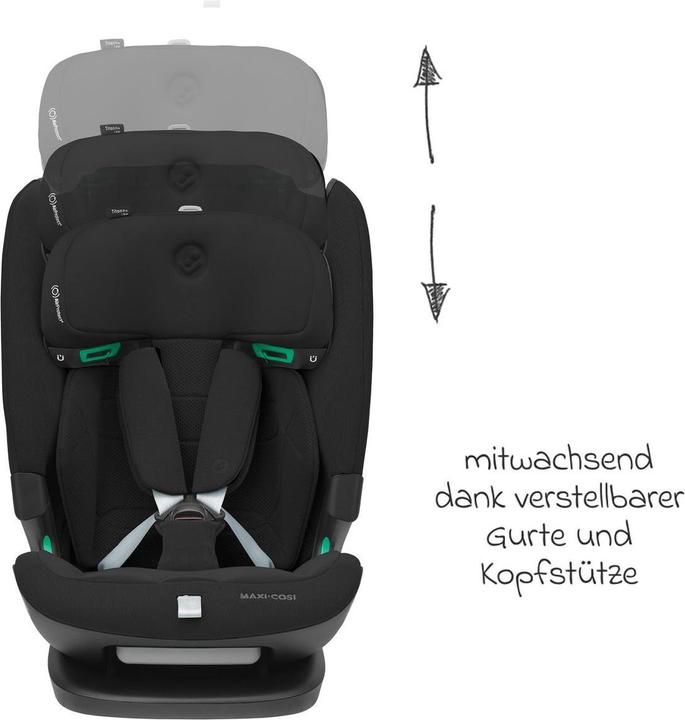 Actual product image Maxi-Cosi MC Titan Pro2 I-Size Auth.Blac (Child seat, ECE R129/i-Size Standard)