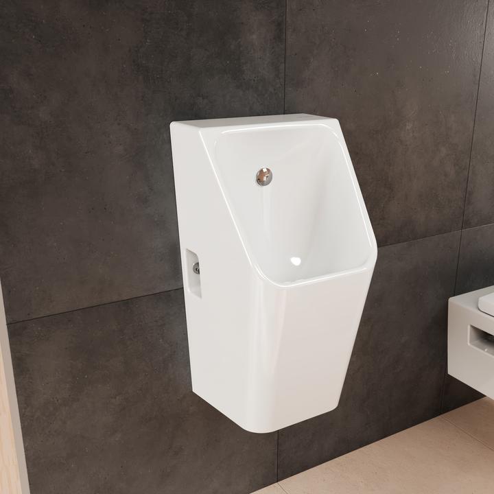 Actual product image hansgrohe EluPura Original Q urinal, rimless, rear inlet, 320x305x600mm, white