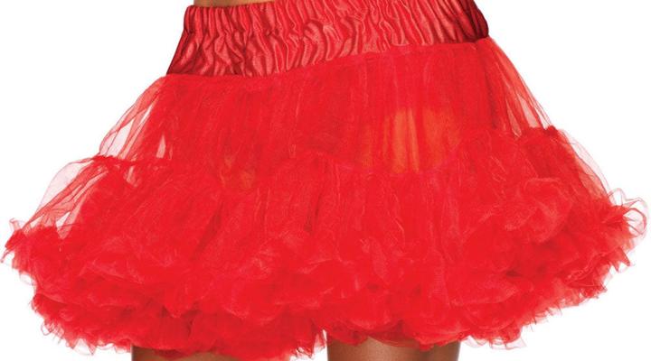 Immagine prodotto Leg Avenue Sottogonna in tulle rosso - gonna per costume di carnevale (XL)