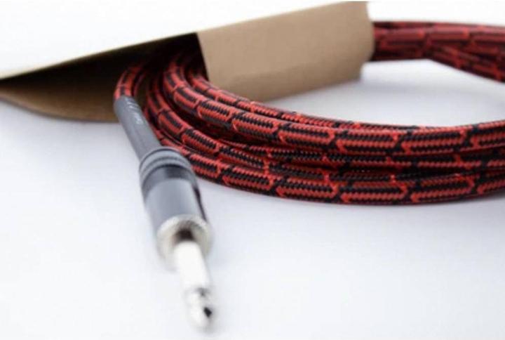 Produktbild Cordial EI 3 PR-TWEED-RD Instrumenten Anschlusskabel (1x Klinkenstecker 6.3 mm ( (3 m, 2.5mm)
